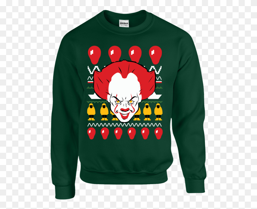 513x624 Cartoon Ugly Christmas Sweater Gildan Forest Green Crewneck, Clothing, Apparel, Sleeve HD PNG Download