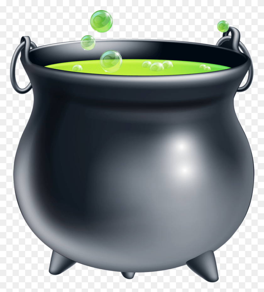 870x972 Cartoon Witch And Cauldron, Plant, Bathtub, Tub HD PNG Download