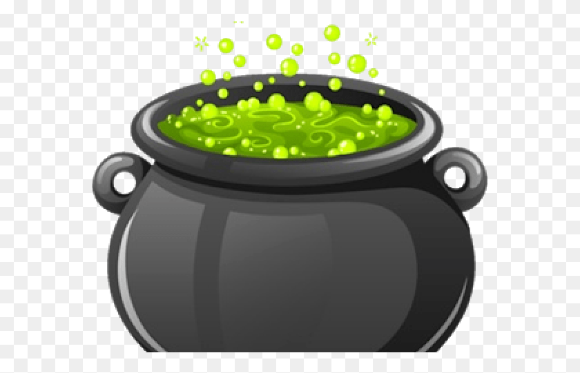 575x481 Cartoon Witches Cauldron, Pot, Pottery, Teapot HD PNG Download