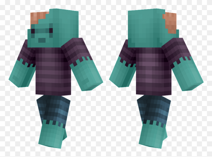 782x564 Cartoon Zombie Minecraft Skins, Clothing, Apparel, Graphics HD PNG Download