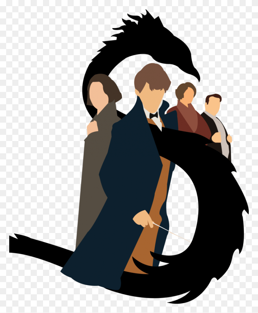 831x1024 Cartoonclip Character Fantastic Beasts And Where To Find Them, Person, Human, Performer HD PNG Download
