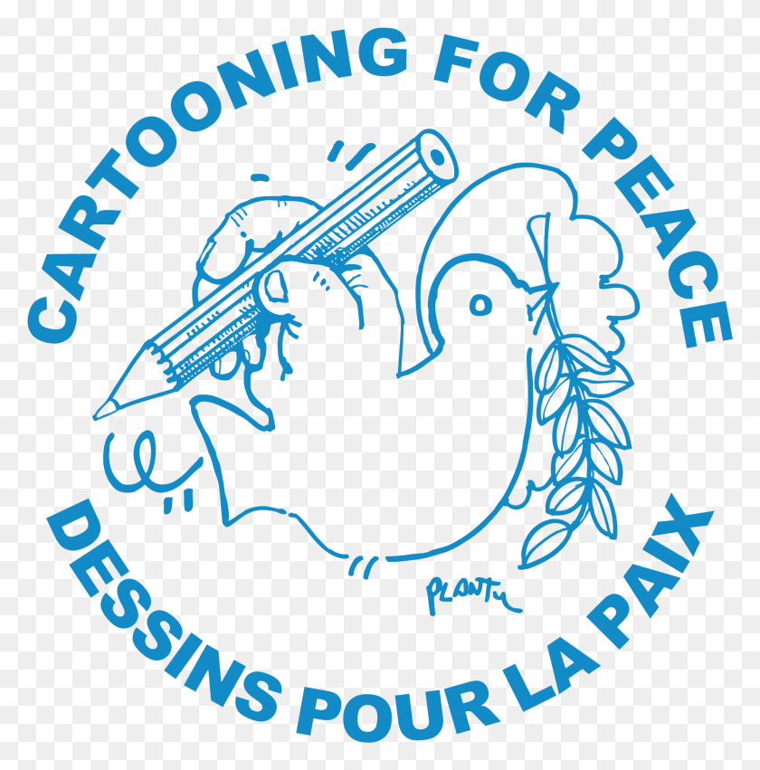 1826x1854 Cartooning For Peace, Label, Text, Logo HD PNG Download