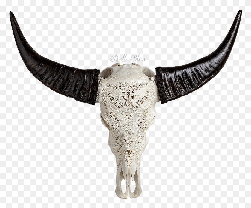 978x799 Carved Buffalo Skull Bull, Cross, Symbol, Animal HD PNG Download