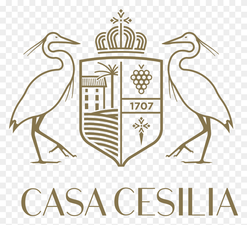 1401x1265 Casa Cesiliathe Best Wine In The Mediterranean Crest, Waterfowl, Bird, Animal HD PNG Download