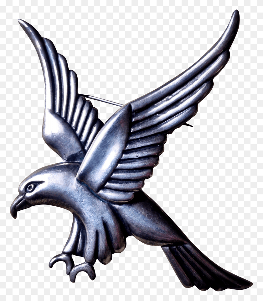 1948x2250 Casa Prieto Mexican Silver Eagle Brooch Vaux S Swift, Symbol, Logo, Trademark HD PNG Download
