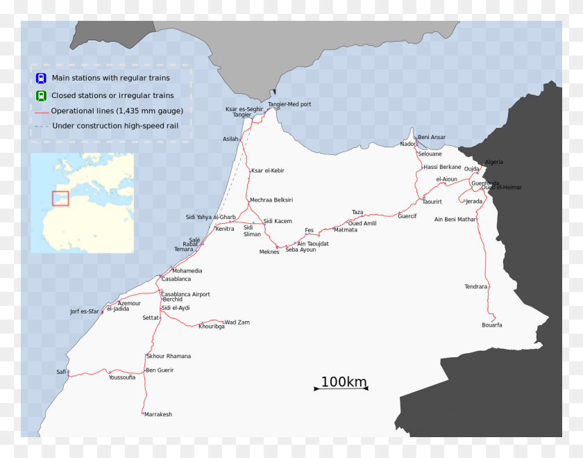 1200x922 Casablanca Tanger High Speed Rail Line, Plot, Map, Diagram HD PNG Download