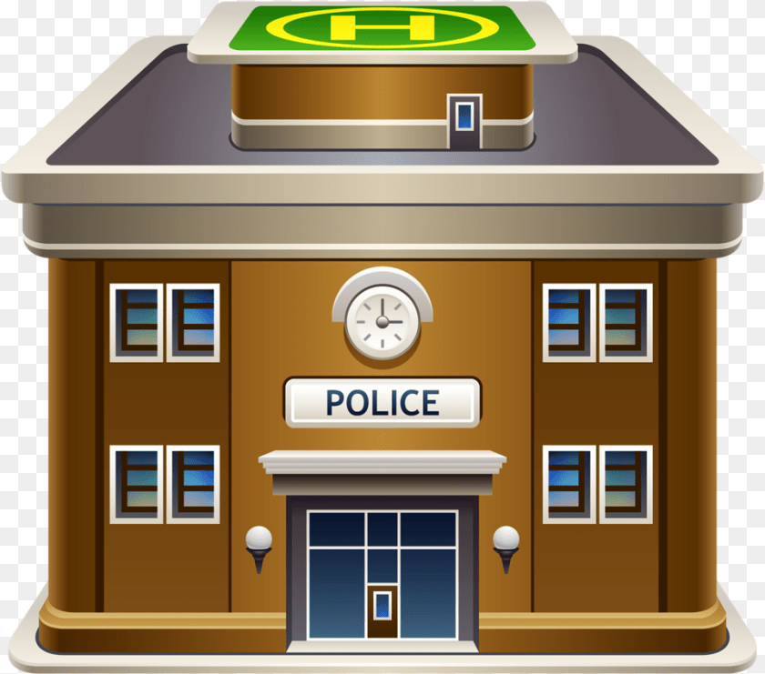 963x849 Casas Palcios E Etc Police Station Clipart, Architecture, Building, Clock Tower, Tower Transparent PNG