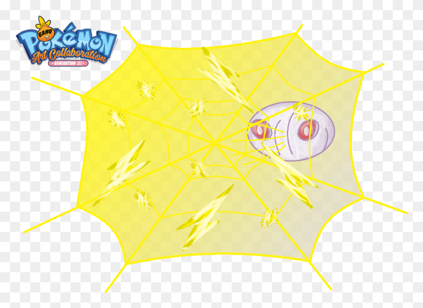 912x645 Cascoon Using Electroweb By Glitzerkirby Pokemon, Leaf, Plant, Canopy HD PNG Download