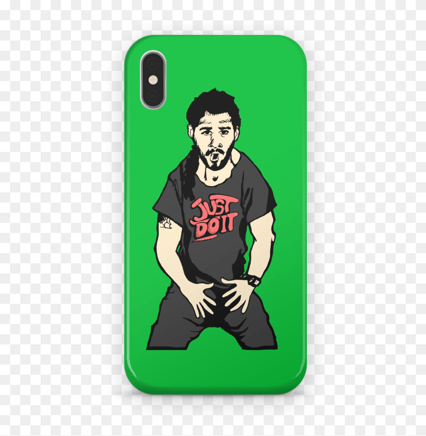 521x801 Case Just Do It Shia Labeouf De Fagner A Mobile Phone Case, Clothing, Apparel, Person HD PNG Download