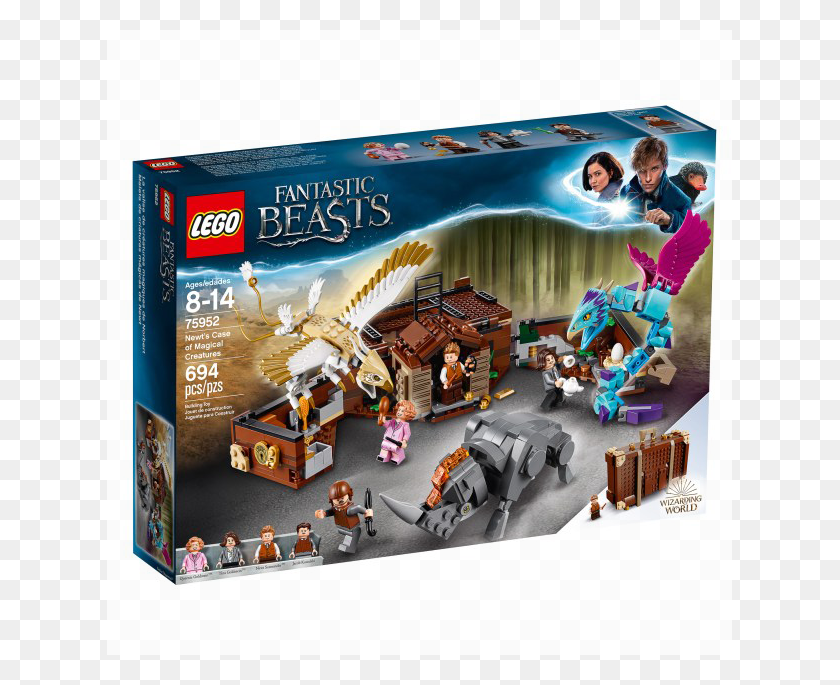 625x625 Case Of Magical Creatures Lego Newt39s Case Of Magical Creatures, Person, Human, Transportation HD PNG Download