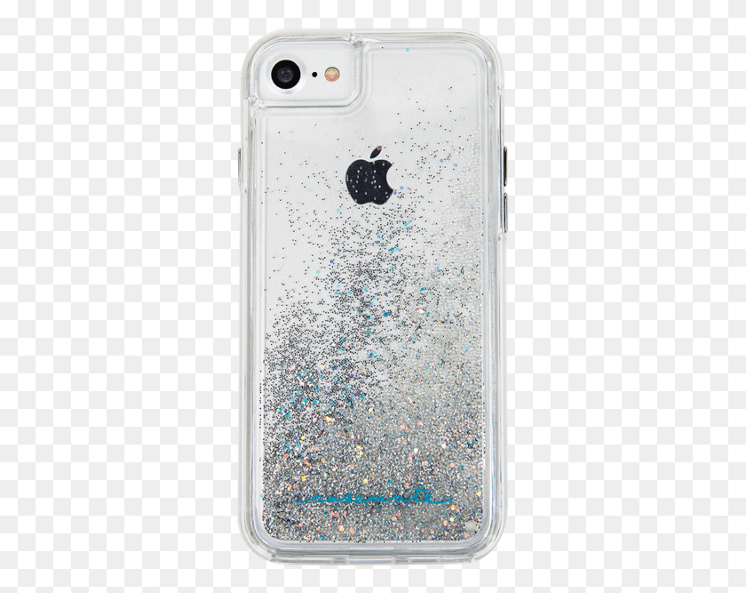 309x607 Descargar Png Casemate Clear Nakedtough Waterfall Silver Diamond Casemate Waterfall Iphone, Alfombra, Teléfono Hd Png