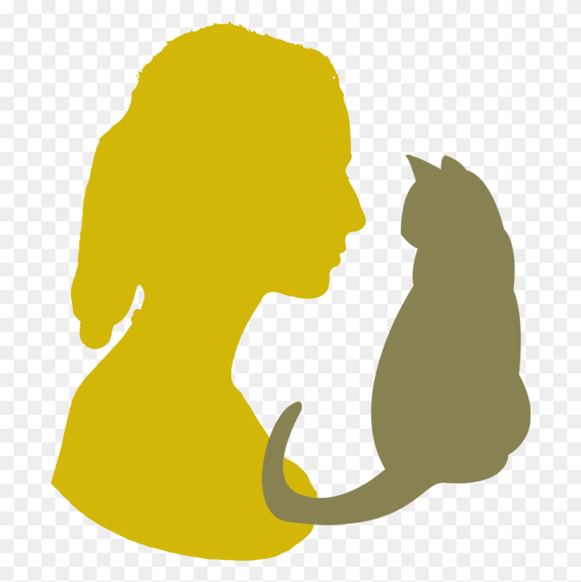 695x782 Casey Cat Gold Silhouette, Person, Human Descargar Hd Png