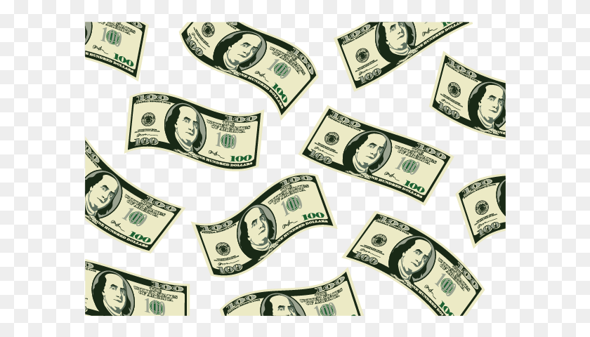 600x420 Cash Banknote Money Dollar Image With Transparent Dollars Vector, Person, Human, Flyer HD PNG Download