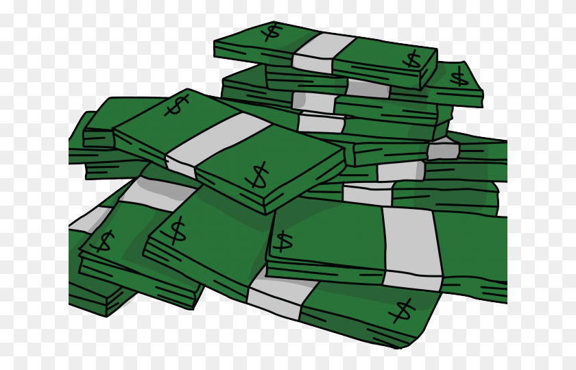 640x480 Cash Clipart Cash Stack Stacks Of Money Clipart, Text, Gun, Weapon HD PNG Download