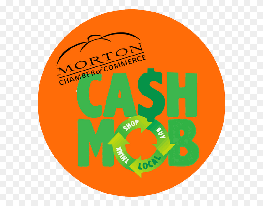 600x600 Cash Mob At Cracker Barrel Cash Mob, Text, Number, Symbol HD PNG Download