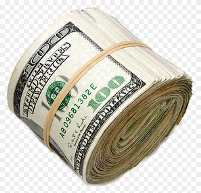 1024x983 Cash Money Racks Stack Mula Rich Roll Of 100 Bills, Dollar HD PNG Download