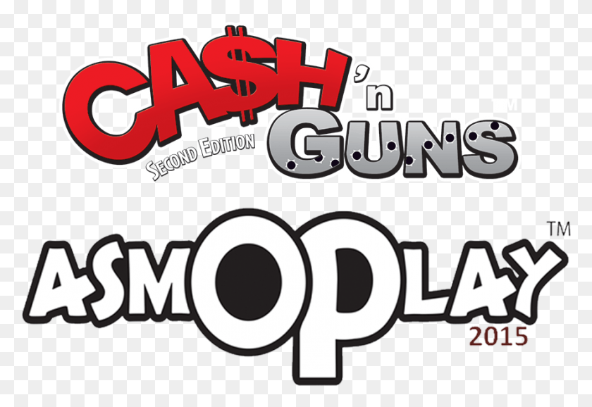 886x589 Cash N Guns Asmoplay Logo Cash N Guns Logo, Texto, Etiqueta, Ropa Hd Png