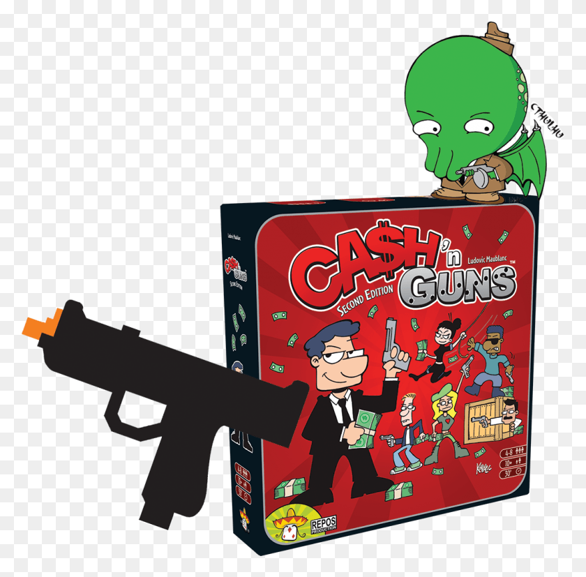 1051x1034 Cash N Guns Cash N Guns Guns, Person, Human, Game HD PNG Download