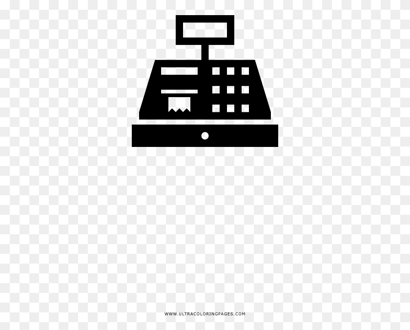 301x616 Cash Register Coloring, Gray, World Of Warcraft HD PNG Download