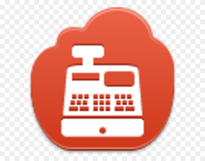 600x600 Cash Register Icon Image Cash Register White, First Aid, Text, Electronics HD PNG Download