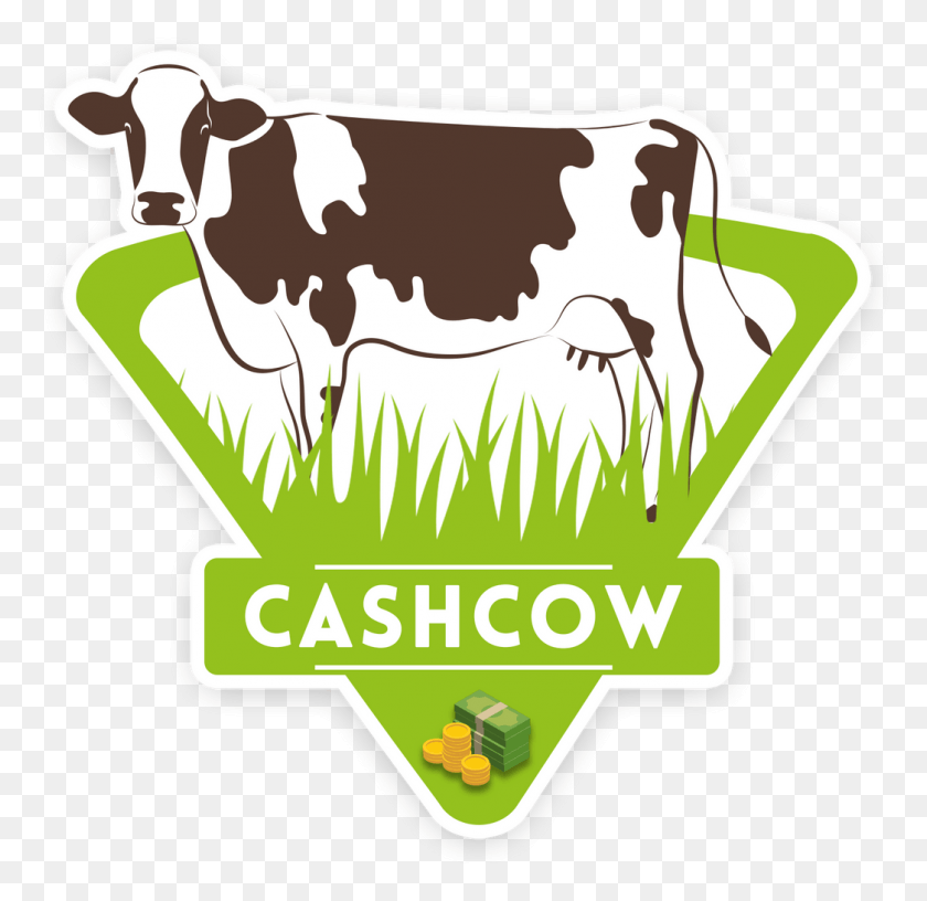 1045x1013 Cashcow Logo Only Cow Logo, Ganado, Mamífero, Animal Hd Png