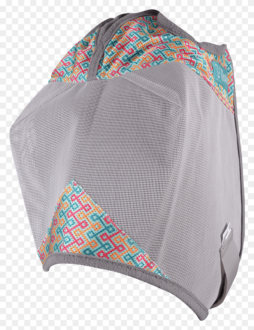 869x1151 Cashel Fly Mask Standard L Mint Maze Beanie, Bag, Clothing, Apparel HD PNG Download