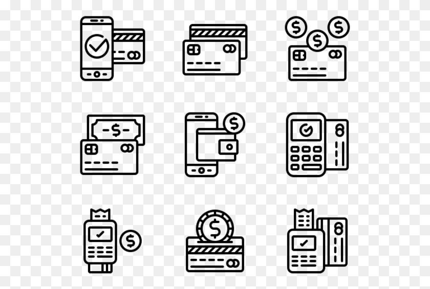 529x505 Cashless Home Appliances Icon, Gray, World Of Warcraft HD PNG Download