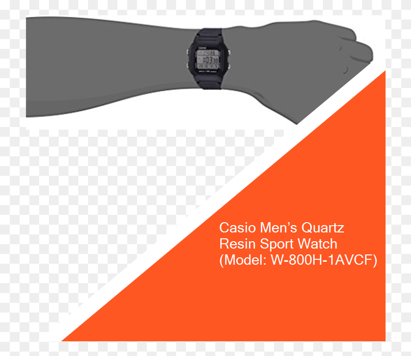 736x669 Casio Men39s Quartz Resin Sport Watch Blade, Poster, Advertisement, Paper HD PNG Download