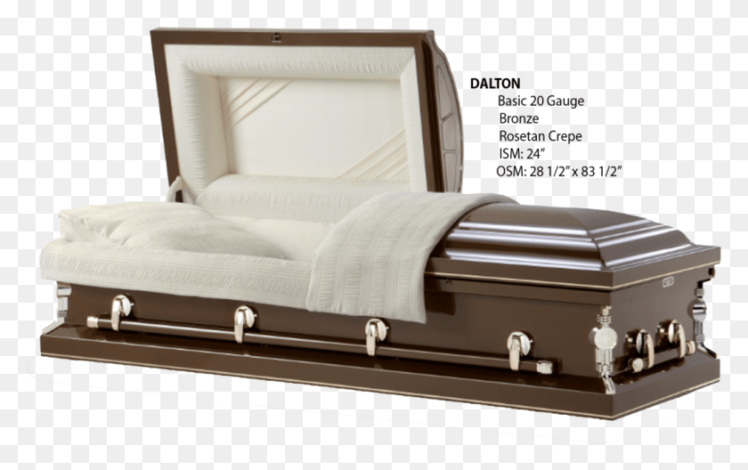 1024x615 Casket Selection Bronze, Furniture, Funeral, Bed HD PNG Download