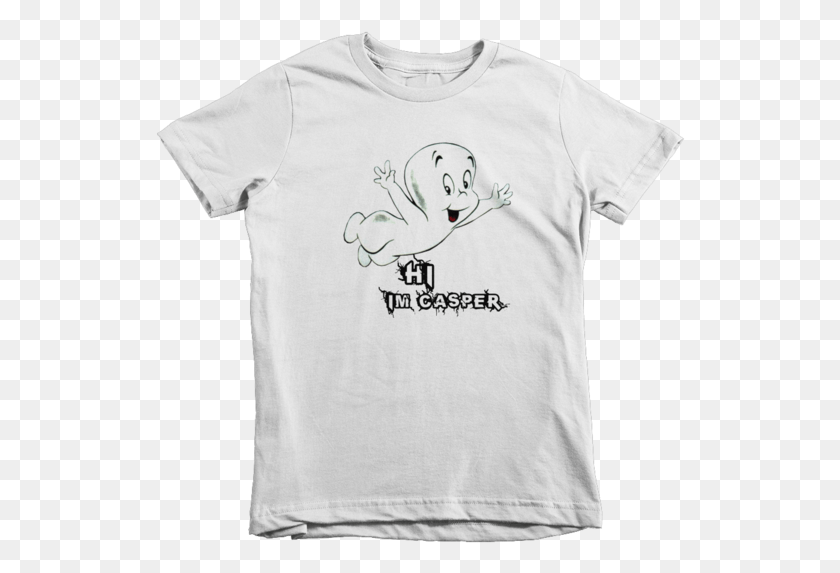 530x513 Casper Is Here And He Brought A Gift For Your Little Kids Wrestling Shirts, Clothing, Apparel, T-shirt HD PNG Download