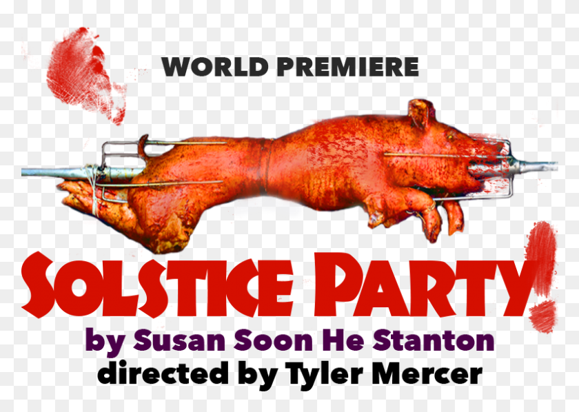 793x547 Cast Of Solstice Party Suckling Pig, Food, Text, Animal Descargar Hd Png