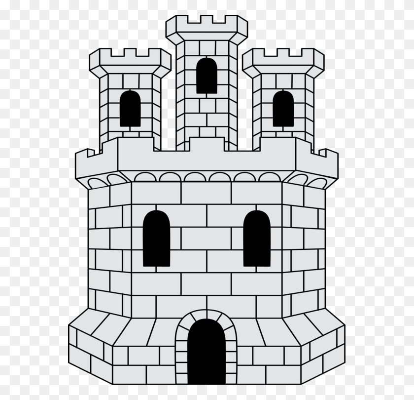 563x750 Castle Coat Of Arms Fortified Tower Flag Fortification Heraldry Castle, Building, Architecture, Brick HD PNG Download