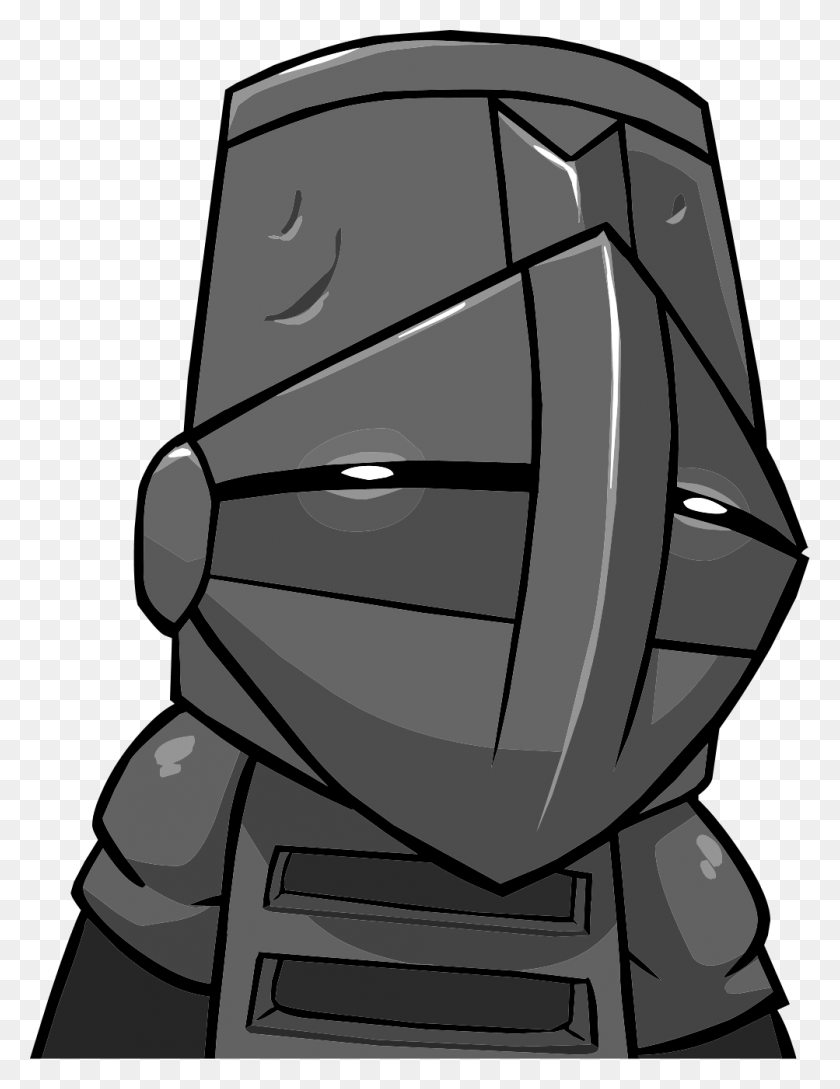 1003x1324 Castle Crashers Stove Face, Helmet, Clothing, Apparel HD PNG Download