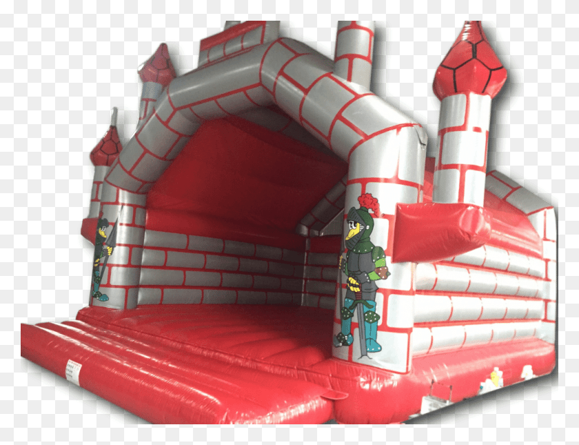 1024x768 Castle Redsilver Adult 8m X 8m Aaa1404 Inflatable, Fire Truck, Truck, Vehicle HD PNG Download