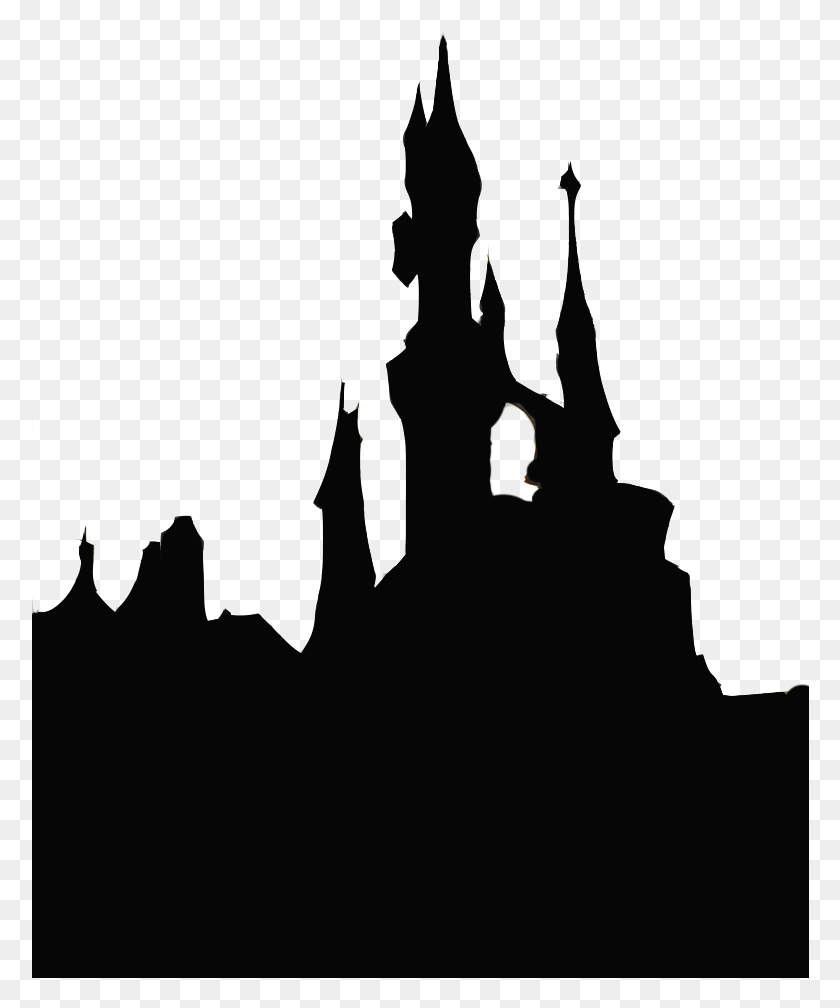 778x948 Castle Silhouettehalcyon Of Time Harry Poter For Kids Sleeping Beauty Castle Silhouette, Worship HD PNG Download