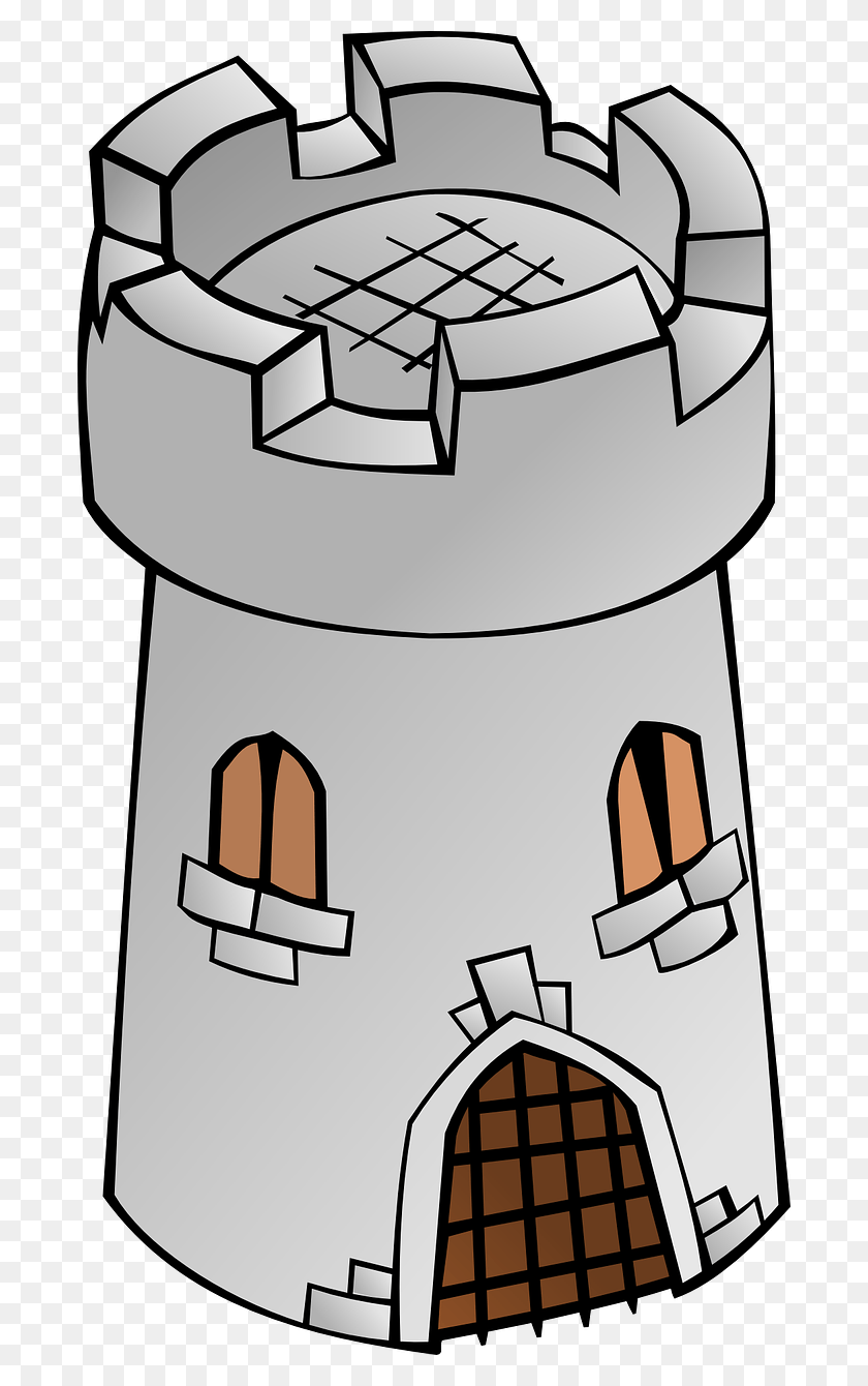 690x1280 Castle Tower Fortress Castle Old Tower Clip Art, Building, Architecture, Pillar HD PNG Download