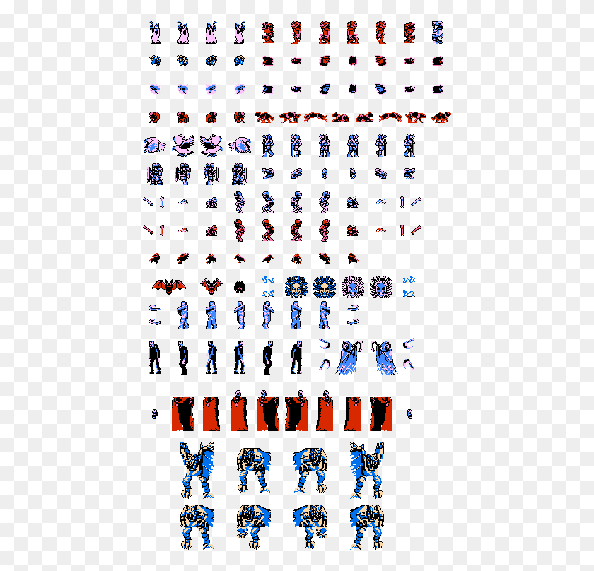 436x748 Castlevania Sprite Castlevania Enemy Sprite Sheet, Person, Human, Collage HD PNG Download