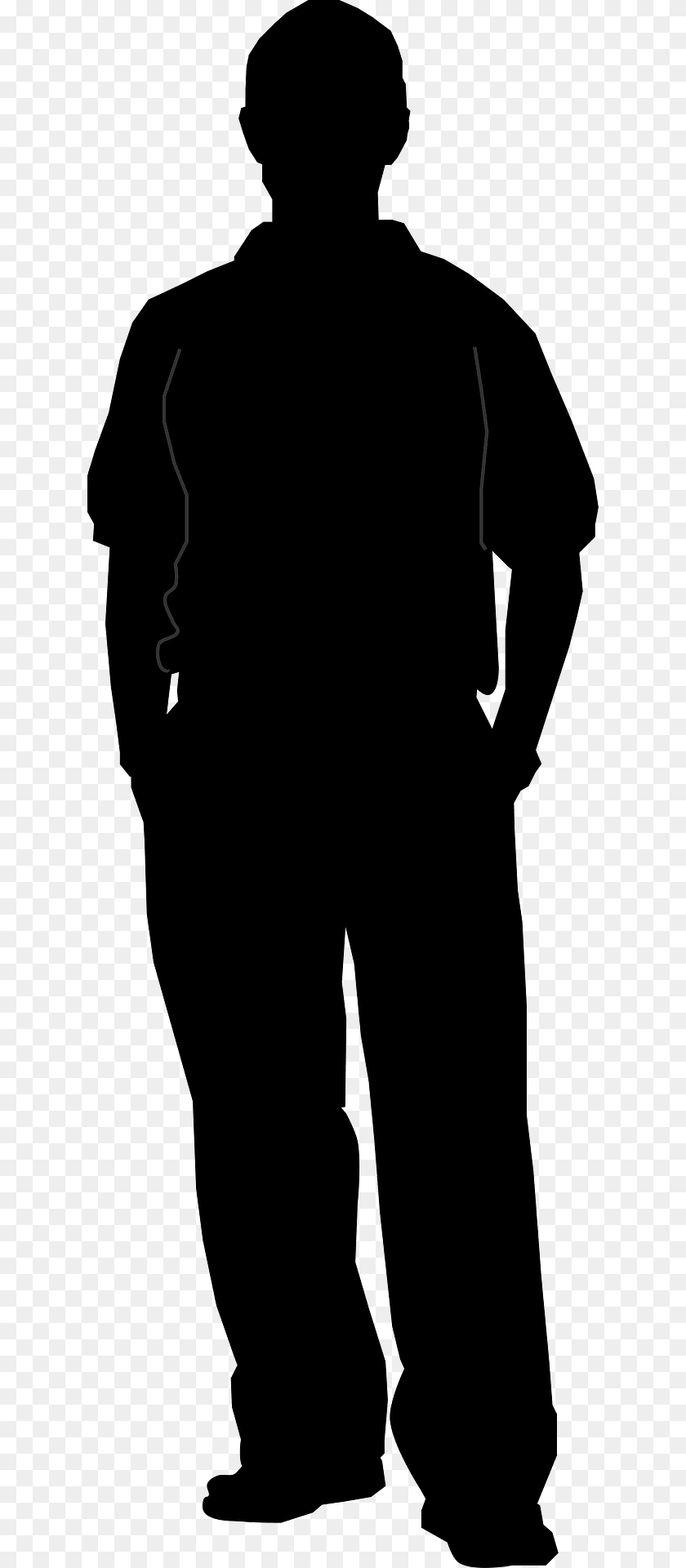 Casual Male Clipart, Adult, Man, Person, Silhouette PNG