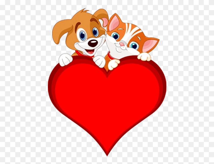 466x587 Cat And Dog Clip Art, Heart, Birthday Cake, Cake HD PNG Download