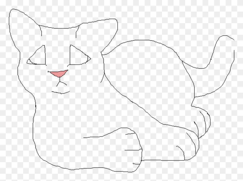 1193x865 Cat Base Change The Nose Colour If U Want Line Art, Nature, Outdoors, Astronomy HD PNG Download