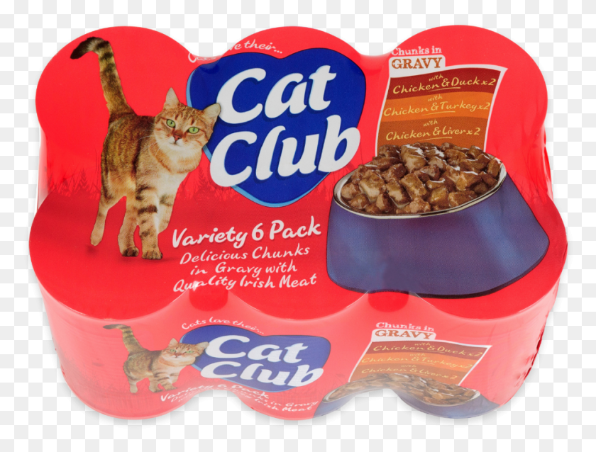 952x706 Cat Club Chunks In Gravy Cat Grabs Treat, Pet, Mammal, Animal HD PNG Download