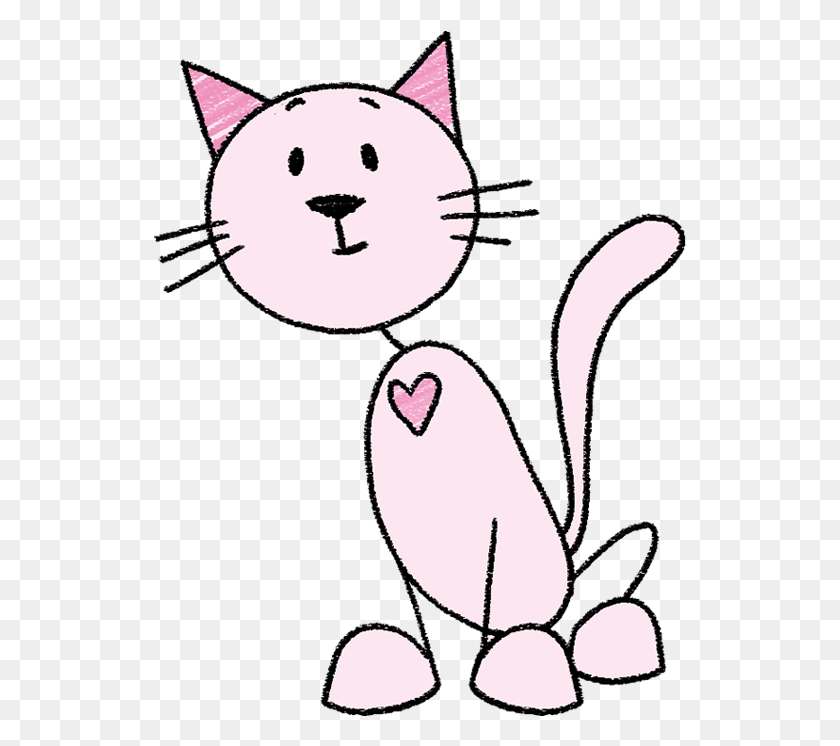 533x686 Cat Drawing Cartoon, Animal, Mammal, Face HD PNG Download