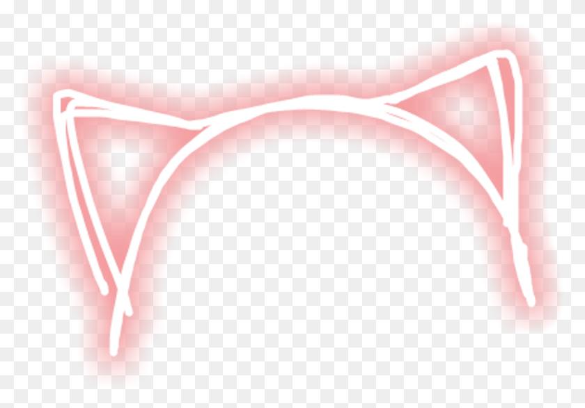 1024x692 Cat Ears Catears Overlay Catearsoverlay Macbook Heart Crown, Lingerie, Underwear, Clothing HD PNG Download