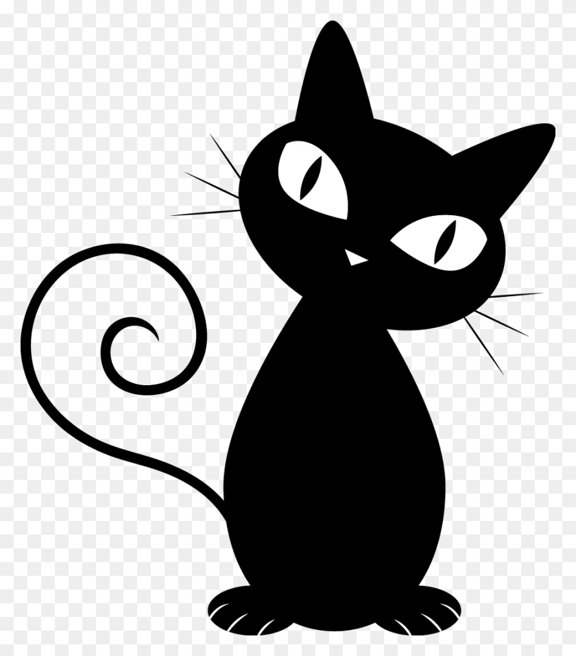 884x1017 Cat Ears Dremel Google Kawaii Stencils Kitty Dibujos De Gatos Faciles, Pet, Animal, Black Cat HD PNG Download