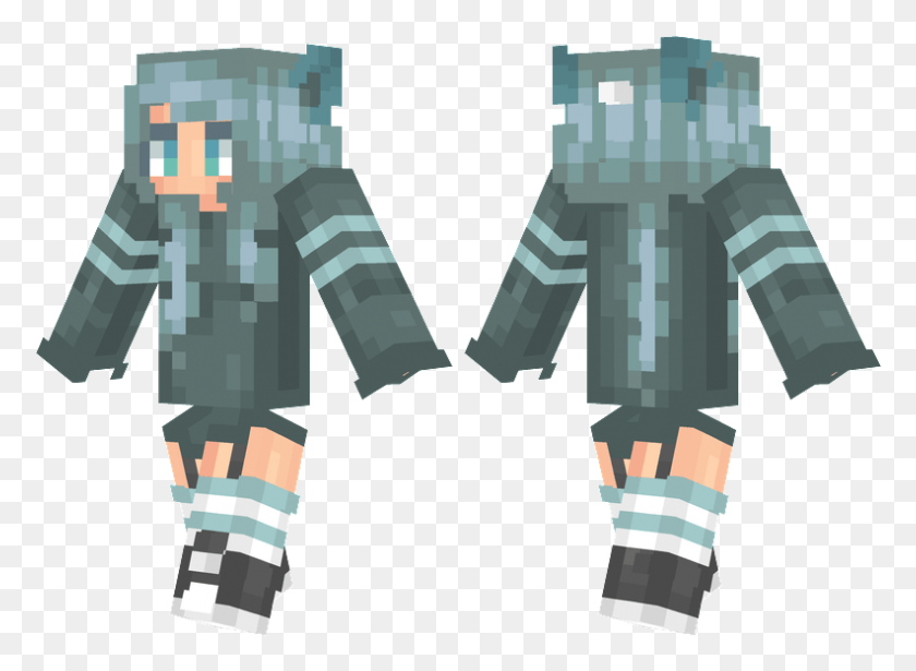 792x564 Cat Ears Minecraft Skins Girl Clothes, Clothing, Apparel, Cross HD PNG Download
