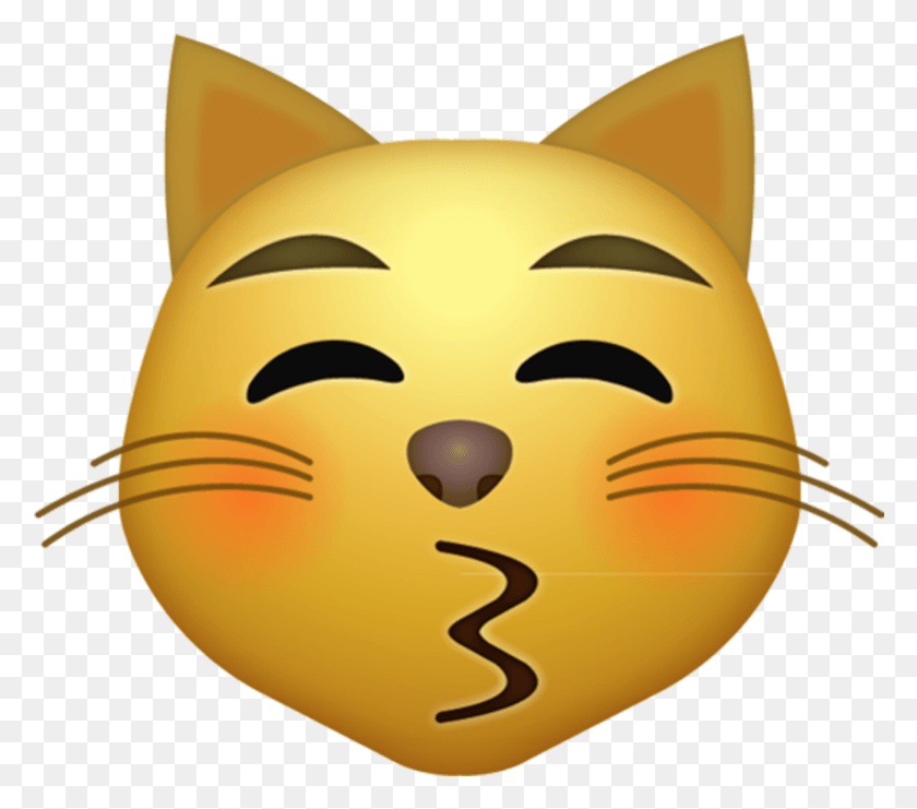 781x682 Cat Emoji Kiss A Kiss Kiss Me Kiss You Kisses Cat Emoji, Mask, Gold, Musical Instrument HD PNG Download