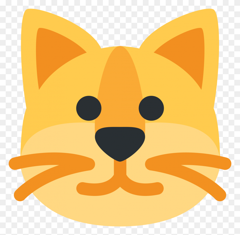 2032x1991 Cat Face Cat Emoji Twitter, Pillow, Cushion, Baseball Cap HD PNG Download