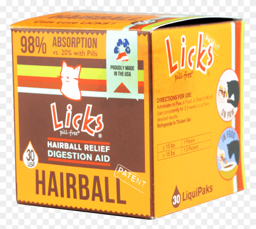 965x858 Cat Hairball 30 Carton, Cardboard, Box, Food HD PNG Download