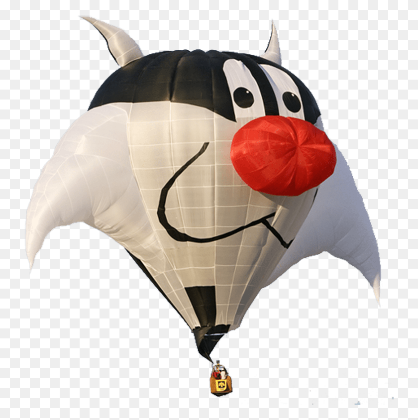 743x784 Cat Hot Air Balloon Cartoon Images Of Hot Air Balloons, Hot Air Balloon, Aircraft, Vehicle HD PNG Download