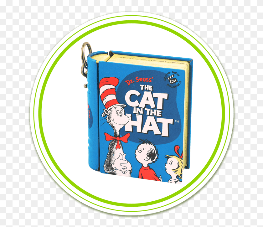 670x665 Cat In The Hat Book Tin American Specialty Confections Leapfrog Tag Cat In The Hat, Label, Text, Paper HD PNG Download